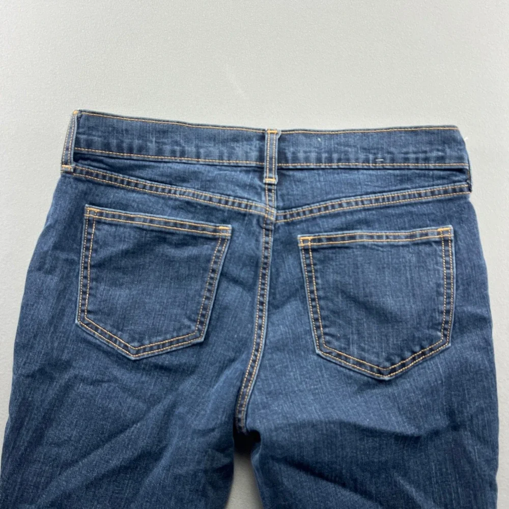 Old Navy The Flirt Jeans Womens 8 Blue Denim Cotton Stretch Low Rise Skinny Leg